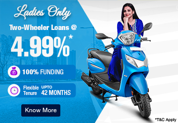2 wheeler loan for ladies