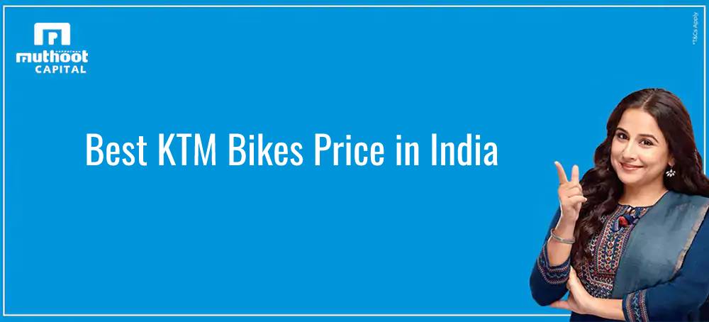 Best KTM Bikes Prices in India