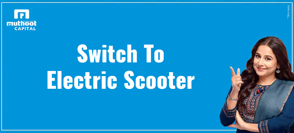 Switch to an electric scooter