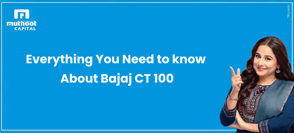 Bajaj CT 100 - Price, Mileage & Specifications