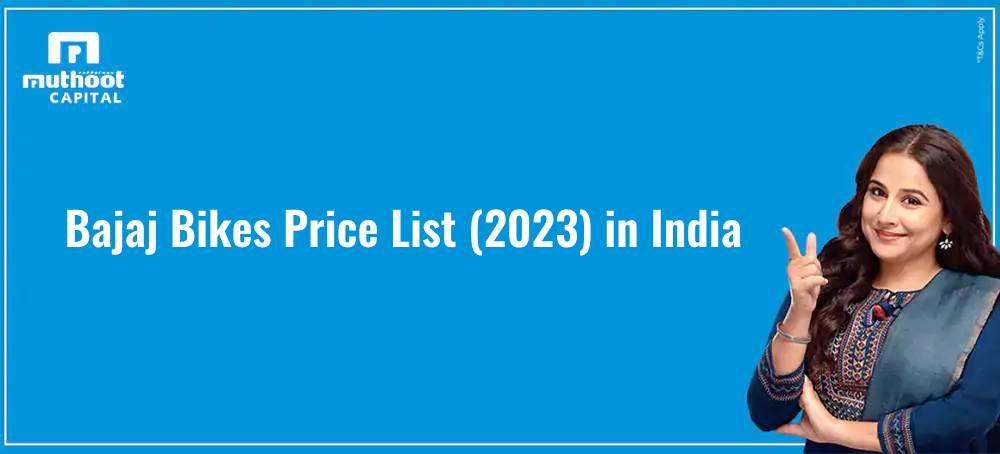Bajaj Bikes Price List (2023) in India