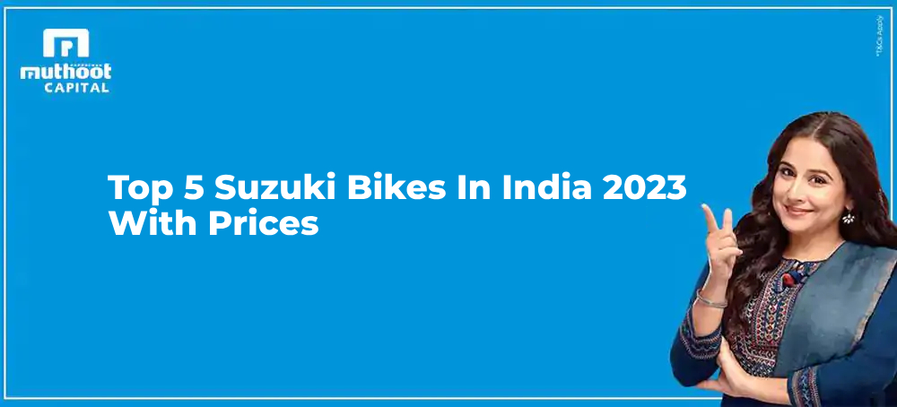 Top 5 Suzuki Bikes In India 2023 With Prices