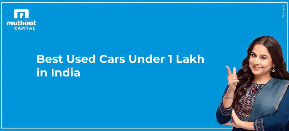 Best Used Cars Under 1 Lakh in India